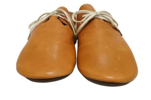 【momo MO-3 ブラウン】本革くたっと柔らかスリッポンシューズ