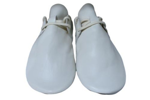 【momo MO-3 ホワイト】本革くたっと柔らかスリッポンシューズ