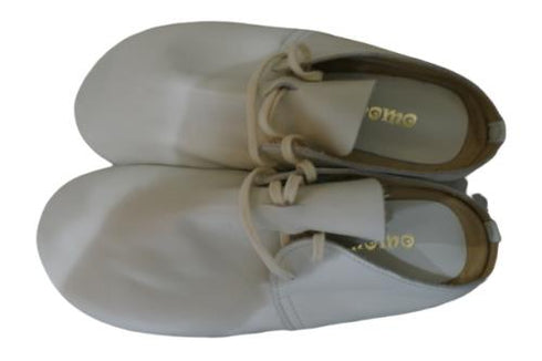 【momo MO-3 ホワイト】本革くたっと柔らかスリッポンシューズ