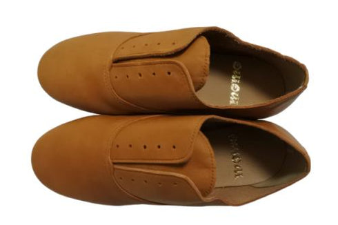 【momo MO-4 ブラウン】スニーカー風靴紐なし柔らか本革スリッポンシューズ