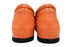 【…AShiOtO N1540 オレンジ】本革超軽量ゴムストラップシューズ