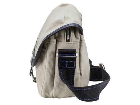 【豊岡鞄 直帆布 NEH-001 ライトグレー】直帆布ショルダーバッグ(小)