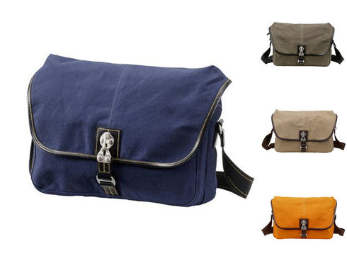 【豊岡鞄 直帆布 NEH-006 カーキ】撥水性抜群!人気ショルダーバッグ(大)