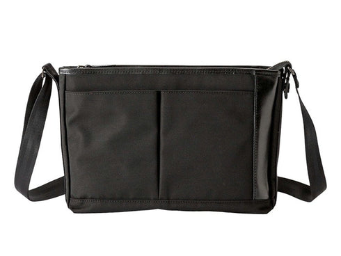 【豊岡鞄 E+pleasure NET601 ブラック】EVITA ショルダーバッグ