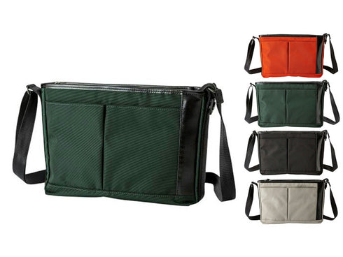 【豊岡鞄 E+pleasure NET601 ブラック】EVITA ショルダーバッグ