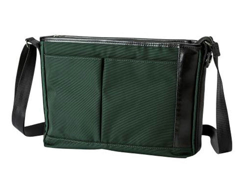【豊岡鞄 E+pleasure NET601 グリーン】EVITA ショルダーバッグ