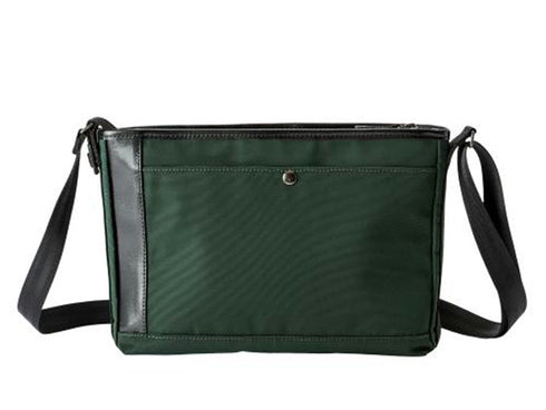 【豊岡鞄 E+pleasure NET601 グリーン】EVITA ショルダーバッグ