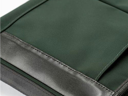 【豊岡鞄 E+pleasure NET601 グリーン】EVITA ショルダーバッグ