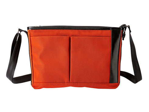 【豊岡鞄 E+pleasure NET601 オレンジ】EVITA ショルダーバッグ