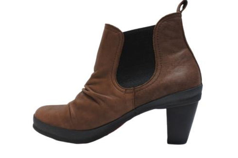 【SPINGLE NIMA NIMA706 ダークブラウン】本革サイドゴアブーティ