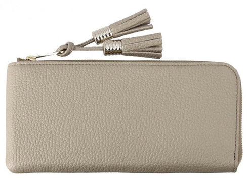 【豊岡財布 アトリエヌウ NU04117 グレージュ】loop(ループ)ロングウォレットS