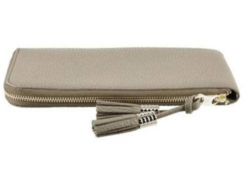 【豊岡財布 アトリエヌウ NU04117 グレージュ】loop(ループ)ロングウォレットS