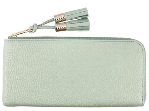 【豊岡財布 アトリエヌウ NU04117 ライム】loop(ループ)ロングウォレットS