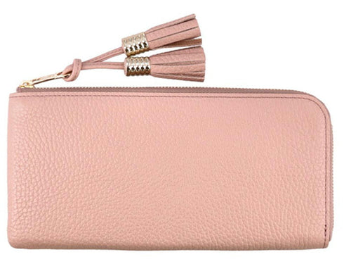 【豊岡財布 アトリエヌウ NU04117 ピンクベージュ】loop(ループ)ロングウォレットS