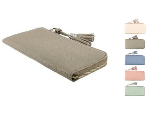 【豊岡財布 アトリエヌウ NU04117 ピンクベージュ】loop(ループ)ロングウォレットS