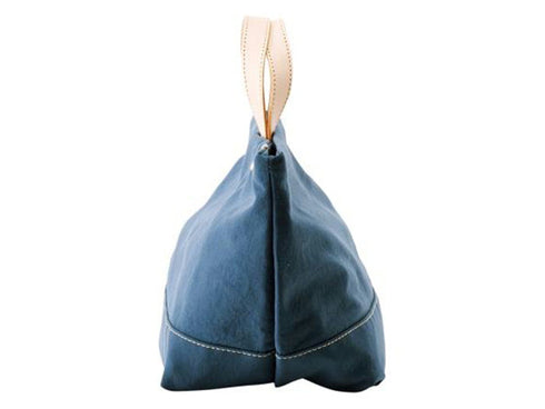 【豊岡鞄 アトリエヌウ NU28101 ブルー】snap vegi(スナップベジ)ヨコトートバッグ