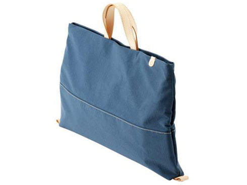 【豊岡鞄 アトリエヌウ NU28101 ブルー】snap vegi(スナップベジ)ヨコトートバッグ
