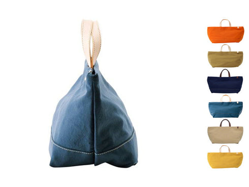 【豊岡鞄 アトリエヌウ NU28101 オレンジ】snap vegi(スナップベジ)ヨコトートバッグ