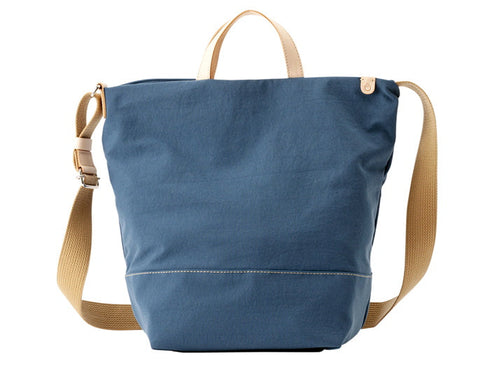 【豊岡鞄 アトリエヌウ NU28102 ブルー】snap vegi(スナップベジ)トートショルダーバッグ