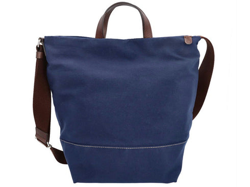 【豊岡鞄 アトリエヌウ NU28102 ネイビー】snap vegi(スナップベジ)トートショルダーバッグ