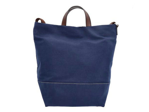 【豊岡鞄 アトリエヌウ NU28102 ネイビー】snap vegi(スナップベジ)トートショルダーバッグ