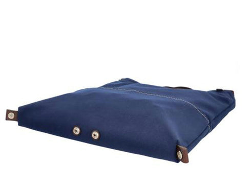 【豊岡鞄 アトリエヌウ NU28102 ネイビー】snap vegi(スナップベジ)トートショルダーバッグ