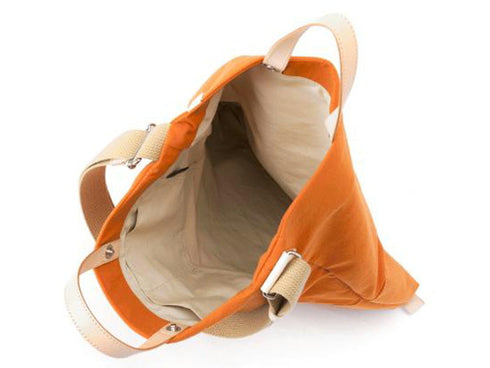 【豊岡鞄 アトリエヌウ NU28102 オレンジ】snap vegi(スナップベジ)トートショルダーバッグ