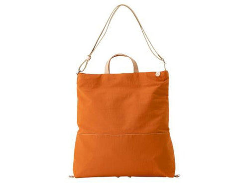 【豊岡鞄 アトリエヌウ NU28102 オレンジ】snap vegi(スナップベジ)トートショルダーバッグ