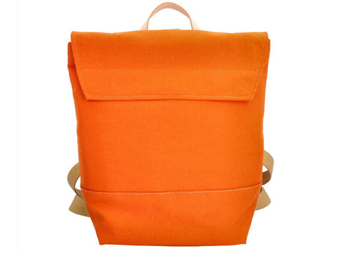 【豊岡鞄 アトリエヌウ NU28103 オレンジ】snap vegi(スナップベジ)リュック