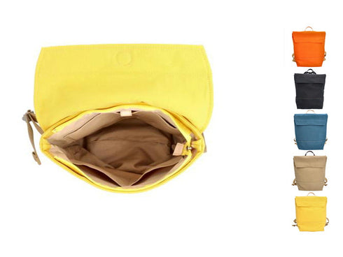 【豊岡鞄 アトリエヌウ NU28103 オレンジ】snap vegi(スナップベジ)リュック