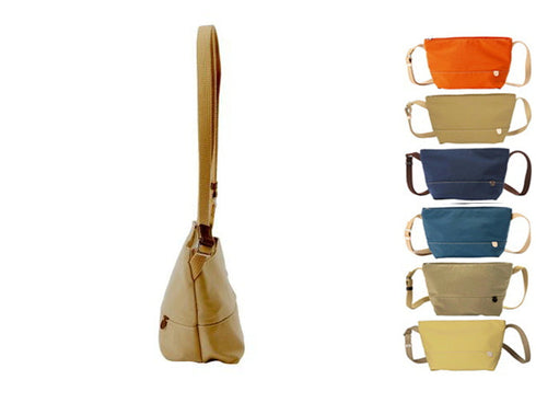 【豊岡鞄 アトリエヌウ NU28104 ブルー】snap vegi(スナップベジ)サコッシュ