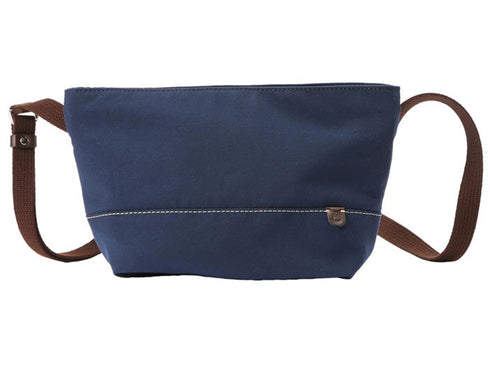 【豊岡鞄 アトリエヌウ NU28104 ネイビー】snap vegi(スナップベジ)サコッシュ