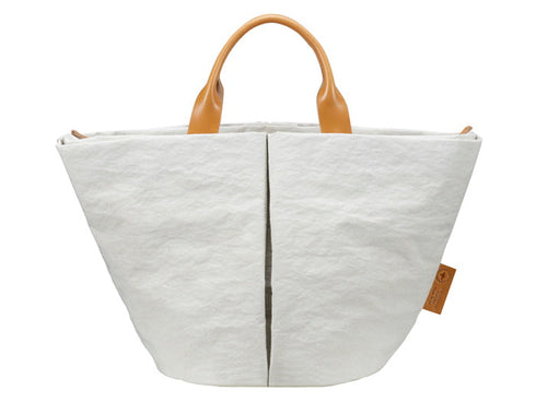 【豊岡鞄 つつむ S1800 ホワイト】TUTUMU Marche mini トートバッグ