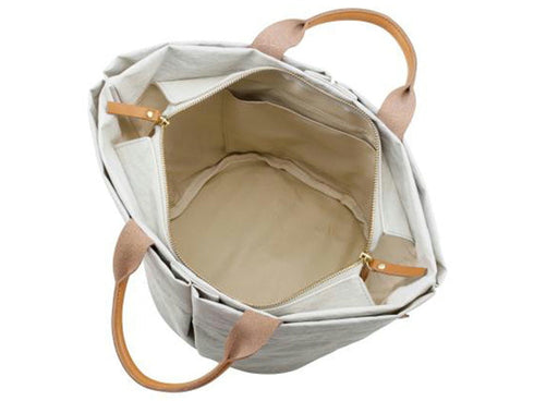 【豊岡鞄 つつむ S1800 ホワイト】TUTUMU Marche mini トートバッグ