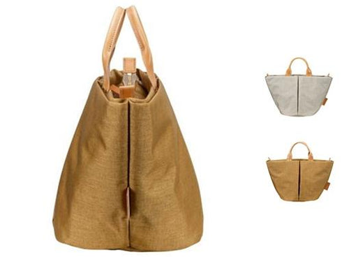 【豊岡鞄 つつむ S1802 グレーベージュ】TUTUMU SP Marche mini トートバッグ