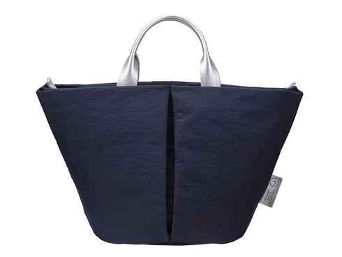 【豊岡鞄 つつむ S1805 ネイビーシルバー】TUTUMU Marche mini G/S トートバッグ