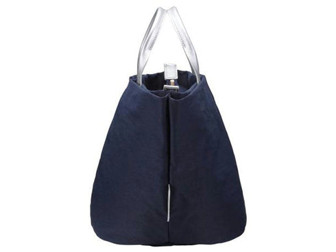 【豊岡鞄 つつむ S1805 ネイビーシルバー】TUTUMU Marche mini G/S トートバッグ