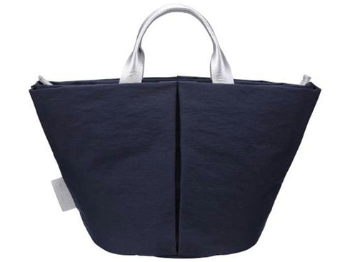 【豊岡鞄 つつむ S1805 ネイビーシルバー】TUTUMU Marche mini G/S トートバッグ