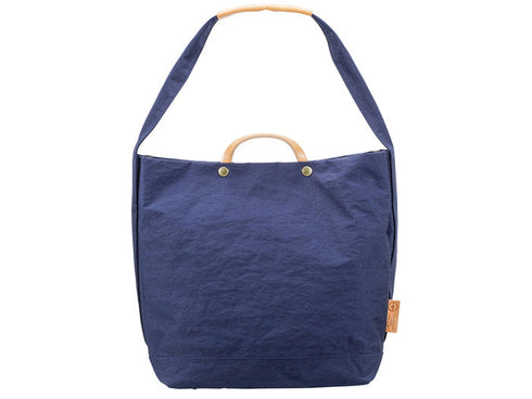 【豊岡鞄 つつむ S2000 ネイビー】TUTUMU News paper tote ショルダーバッグ