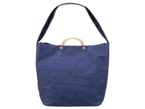 【豊岡鞄 つつむ S2000 ネイビー】TUTUMU News paper tote ショルダーバッグ