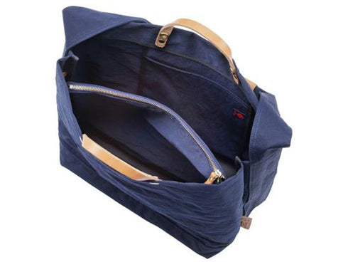 【豊岡鞄 つつむ S2000 ネイビー】TUTUMU News paper tote ショルダーバッグ