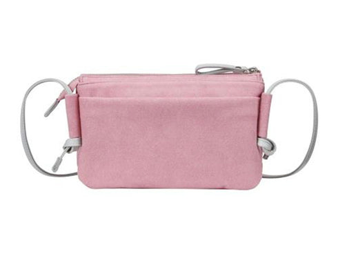 【豊岡鞄 つつむ S3101 ローズ】TUTUMU スェードお散歩WALLET ショルダーバッグ