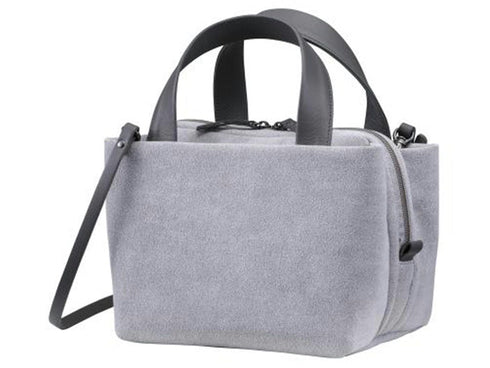 【豊岡鞄 つつむ S3201 グレー】TUTUMU スェード tre tote トートバッグ