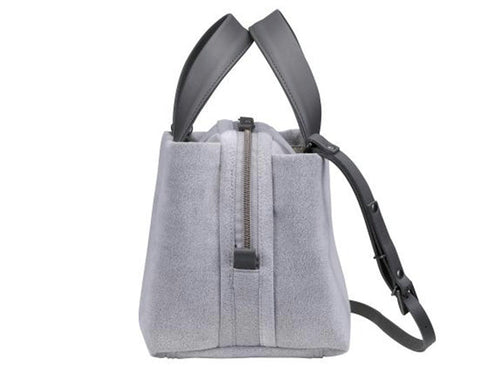 【豊岡鞄 つつむ S3201 グレー】TUTUMU スェード tre tote トートバッグ