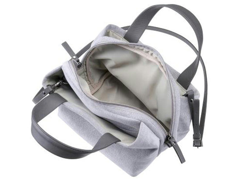 【豊岡鞄 つつむ S3201 グレー】TUTUMU スェード tre tote トートバッグ