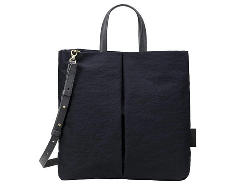 【豊岡鞄 つつむ S3400 ブラック】TUTUMU Fly tote トートバッグ