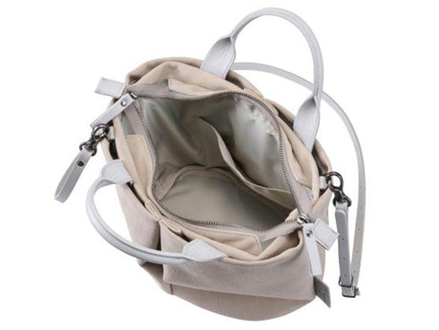 【豊岡鞄 つつむ S3601 サンド】TUTUMUスェード Marche petit ショルダーバッグ