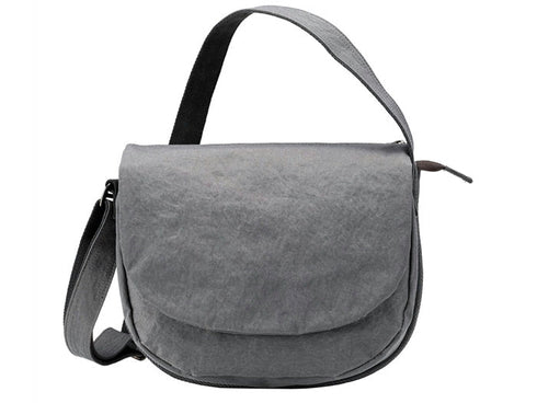 【豊岡鞄 つつむ S3900 グレー】TUTUMU Flap ショルダーバッグ