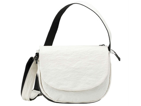 【豊岡鞄 つつむ S3900 ホワイト】TUTUMU Flap ショルダーバッグ