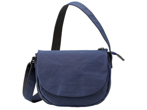 【豊岡鞄 つつむ S4000 ネイビー】TUTUMU Flap Mini ショルダーバッグ